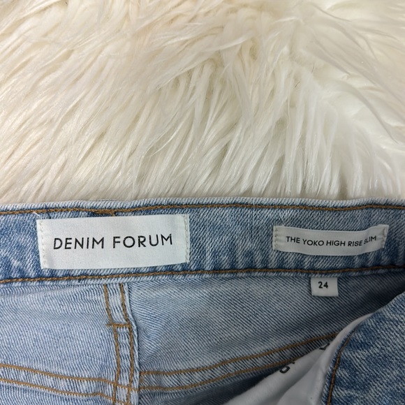 DENIM FORUM WOMEN’S SKINNY DENIM JEANS - Picture 10 of 13